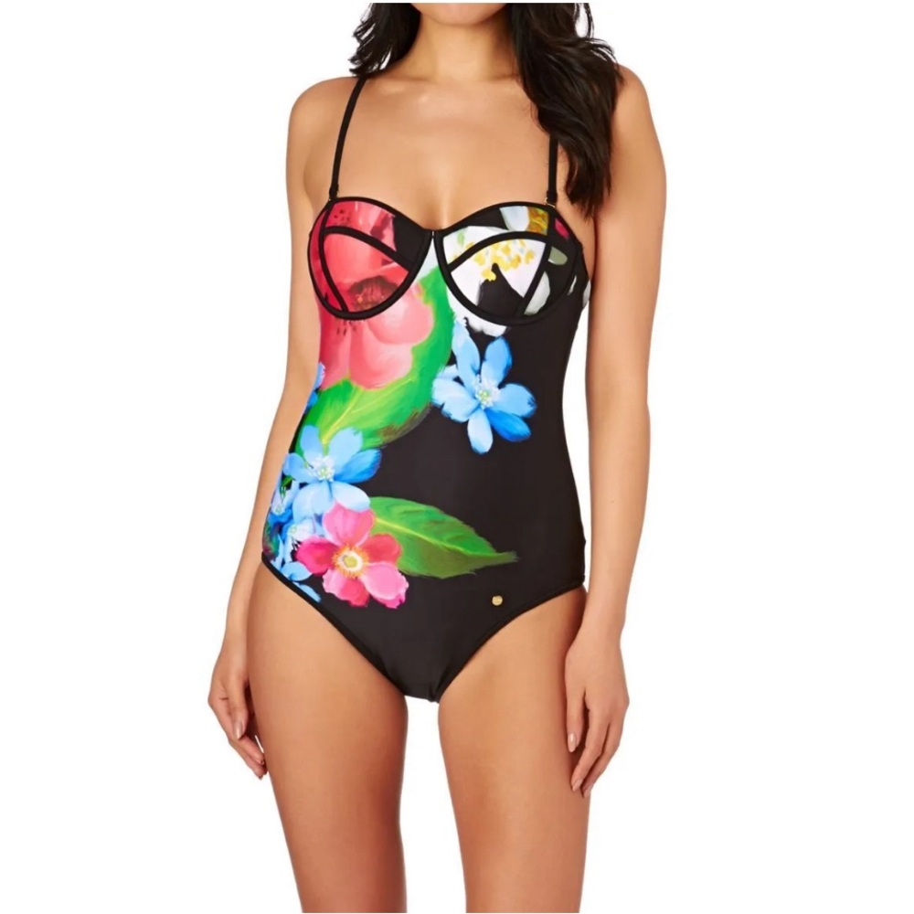 Ted Baker Women's Forget Me Not Floral Nadayis swimsuit